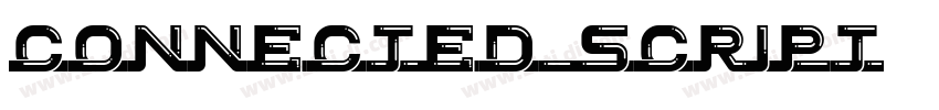 Connected Script字体转换 Connected Script字体转换